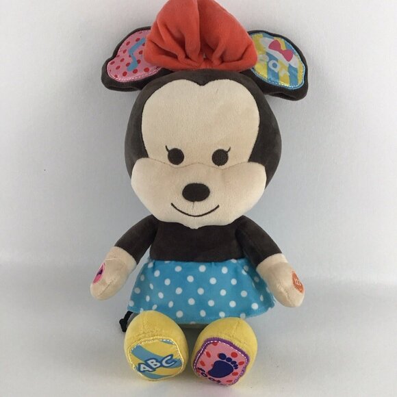 Disney Other - Disney Hooyay Hug & Play Talking Baby Minnie Mouse 15" Plush Musical Learning